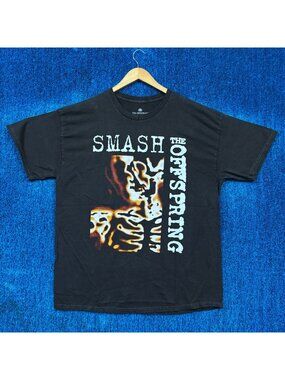 The Offspring Smash Album Cover Oversize Pop Punk Band Tee L